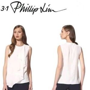 3.1 Phillip Lim cream ruffle blouse